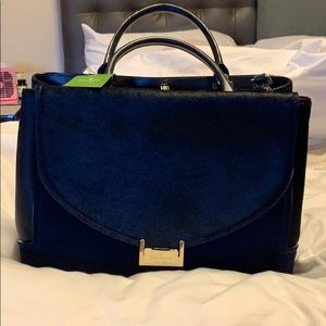 Kate Spade taiden navy and black calfhair bag